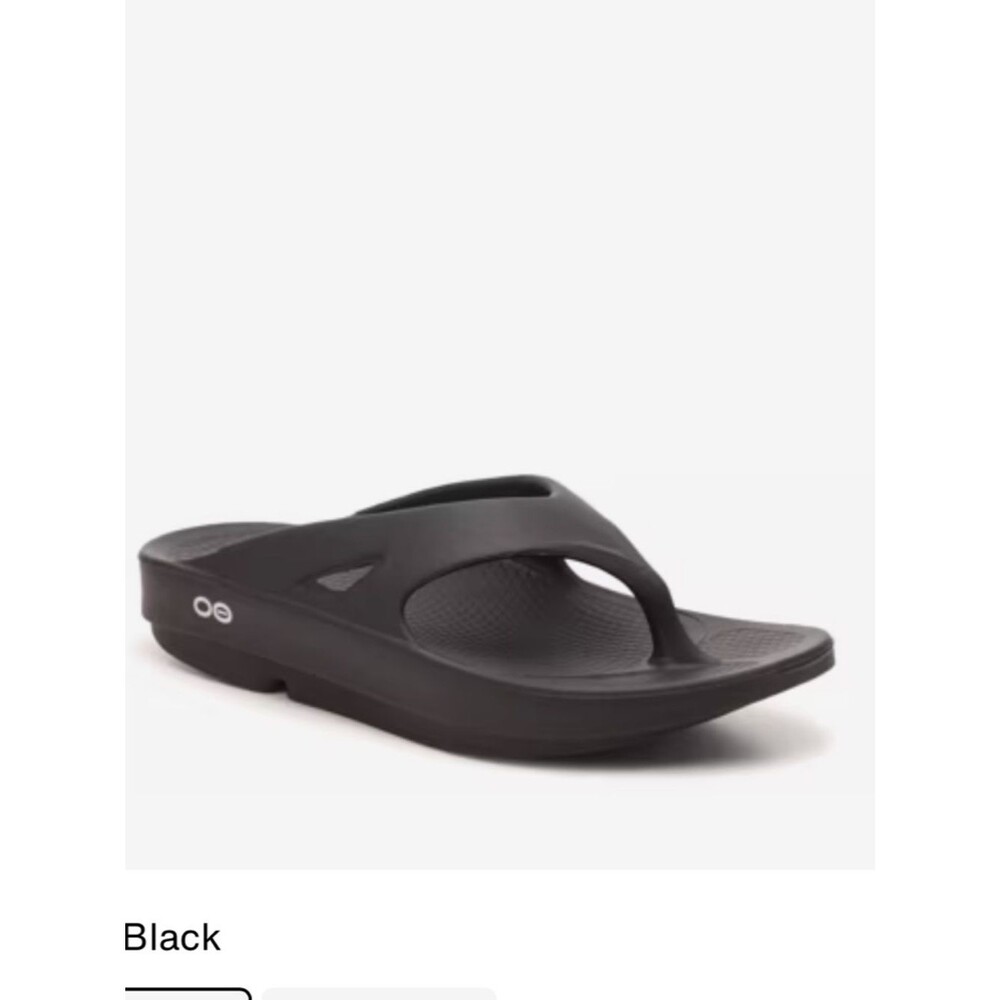 OOFOS OOriginal Women’s Men’s Unisex Flip Flop Black Comfort Thong Sandals 9/11